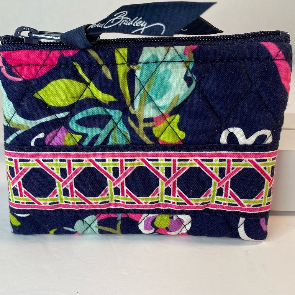 Vera Bradley Retired Breast Cancer Ribbons Coin Purse